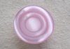 Pink dyed button