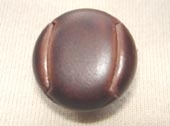 Mock leather button