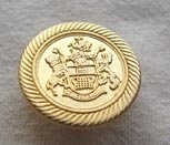 Gold mettalic button